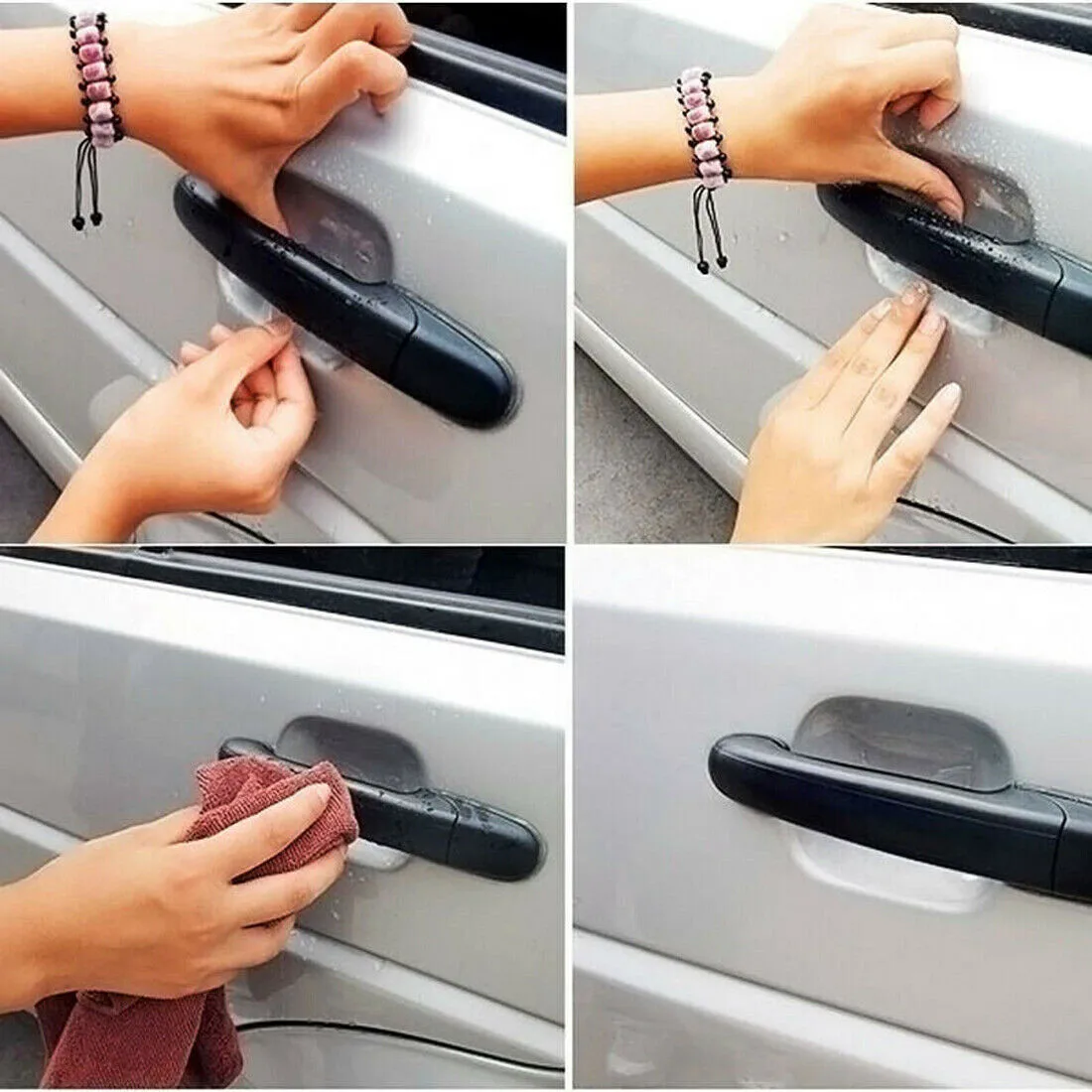 4PCS Car Door Handle Invisible Transparent Protective Film Paint Anti-scratch Decal General Purpose Car Sticker
4PCS Car Door Handle Invisible Transparent Protective Film Paint Anti-scratch Decal General Purpose Car Sticker