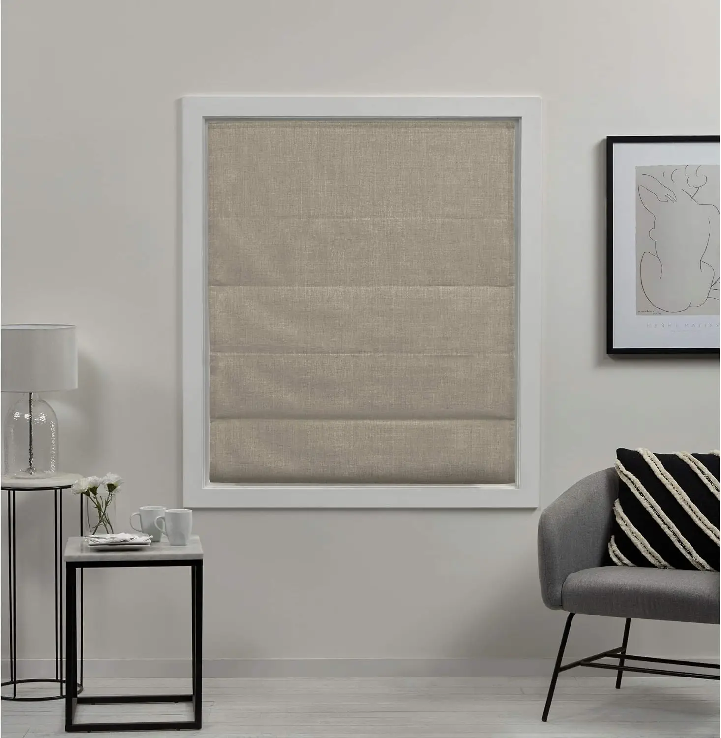 New Exclusive Home Acadia 100% Blackout Polyester Roman Shade, 34"x64", Natural, 1 Piece Free Shipping
New Exclusive Home Acadia 100% Blackout Polyester Roman Shade, 34"x64", Natural, 1 Piece Free Shipping