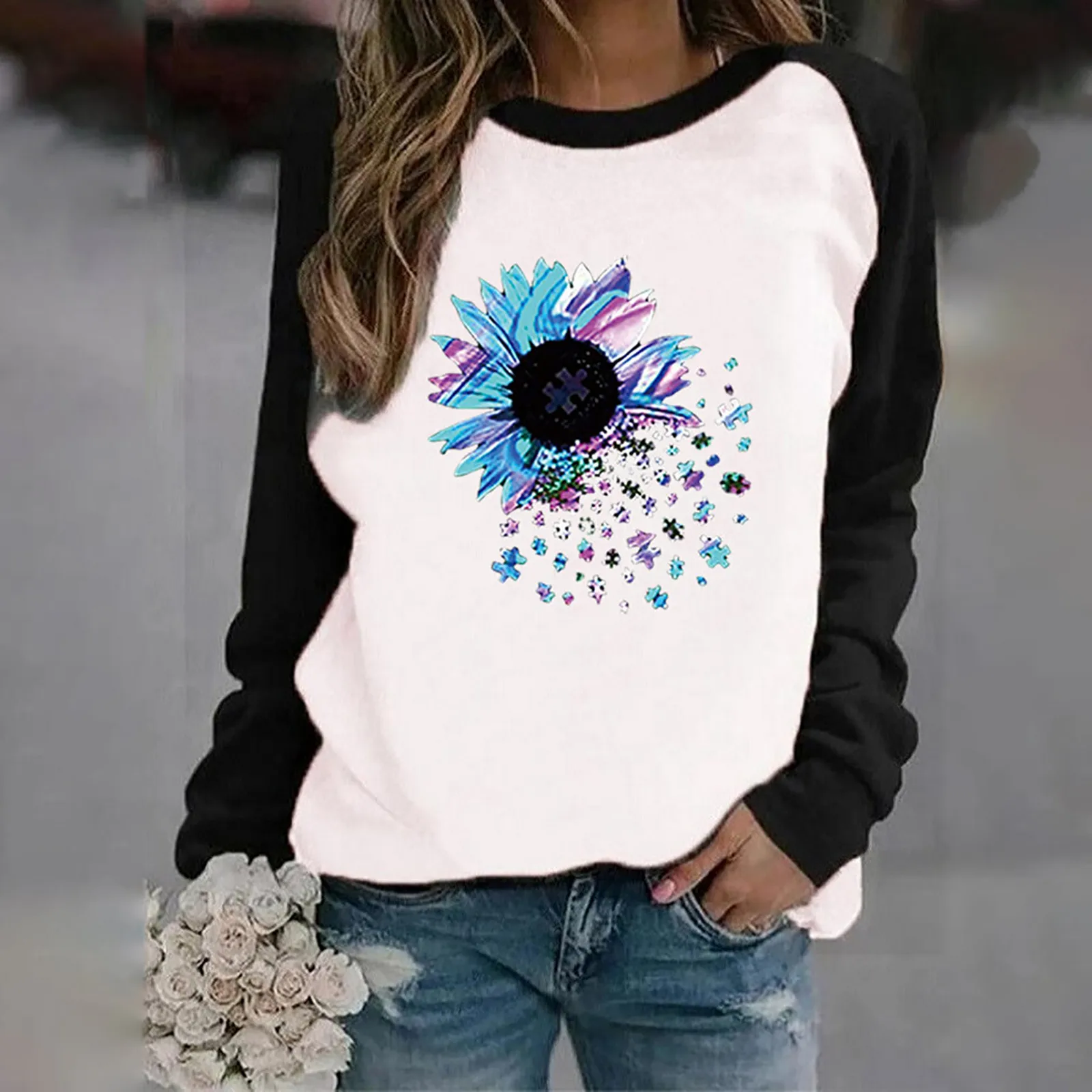 Women Printed Pullover Long Sleeve Top Sweatshirt Korean Autumn Clothes Women'S Autumn Clothing Aesthetic Clothing Winter
Women Printed Pullover Long Sleeve Top Sweatshirt Korean Autumn Clothes Women'S Autumn Clothing Aesthetic Clothing Winter