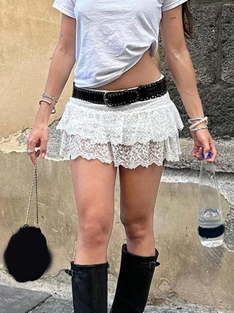 New Fashion Womens Summer Mini Lace Skirts Tiered Short Skirt For Events And Holiday Parties Club Street Style S M L
New Fashion Womens Summer Mini Lace Skirts Tiered Short Skirt For Events And Holiday Parties Club Street Style S M L