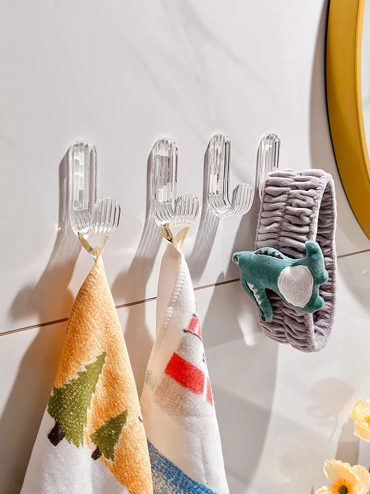 6pcs Hook Viscose Strong Punch-Free Seamless Wall Bedroom Kitchen Door Behind Acrylic Waterproof Key Clothes Sticky Hook
6pcs Hook Viscose Strong Punch-Free Seamless Wall Bedroom Kitchen Door Behind Acrylic Waterproof Key Clothes Sticky Hook