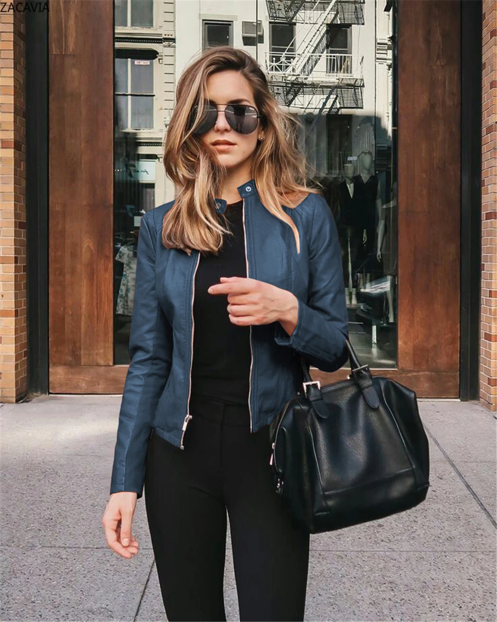 New Fashion Multi Color Shopping Motorcycle Sports Leisure Women's Suit Leather Jacket PU Coat
New Fashion Multi Color Shopping Motorcycle Sports Leisure Women's Suit Leather Jacket PU Coat