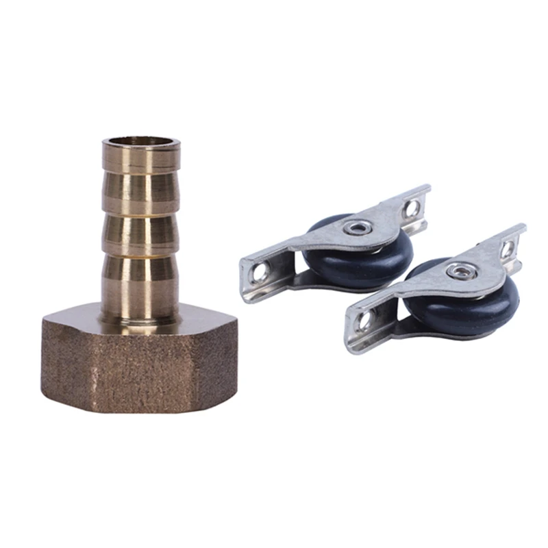 1X 10Mm Hose Barb 1/2 Inch NPT Female Thread Straight Connector & 2 Pcs Nylon Single Axle Sliding Door Roller
1X 10Mm Hose Barb 1/2 Inch NPT Female Thread Straight Connector & 2 Pcs Nylon Single Axle Sliding Door Roller