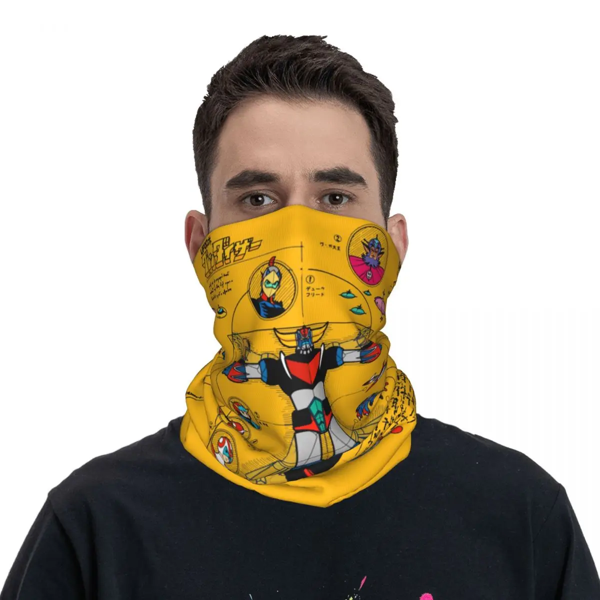 UFO Robot Grendizer Goldorak Bandana Neck Gaiter Merch Goldrake Japan Robots Magic Scarf Multi-use Face Mask Cycling Unisex
UFO Robot Grendizer Goldorak Bandana Neck Gaiter Merch Goldrake Japan Robots Magic Scarf Multi-use Face Mask Cycling Unisex