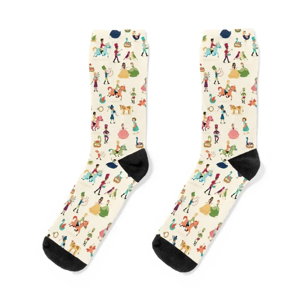 My True Love Gave To Me Twelve days of Christmas Socks short sports and leisure Designer Man Socks Women's
My True Love Gave To Me Twelve days of Christmas Socks short sports and leisure Designer Man Socks Women's
