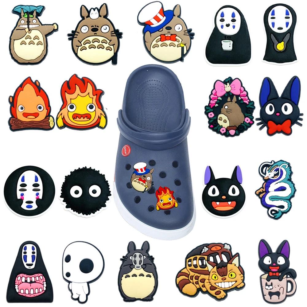 Single sale 1pcs Disney Spirited Away Totoro for Shoe Charms PVC Accessories DIY Shoe Decoration For Croc JIBZ Kids X-mas Gifts
Single sale 1pcs Disney Spirited Away Totoro for Shoe Charms PVC Accessories DIY Shoe Decoration For Croc JIBZ Kids X-mas Gifts