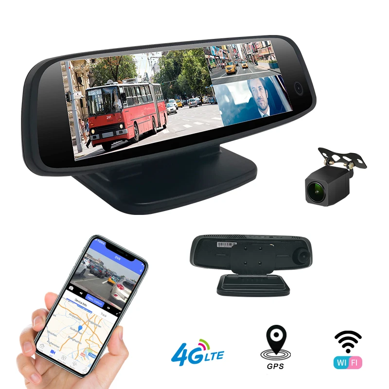 3 CHs recording mirror car black box 4G ADAS GPS navigation car video recorder front inside rear cam recording max 128G card
3 CHs recording mirror car black box 4G ADAS GPS navigation car video recorder front inside rear cam recording max 128G card