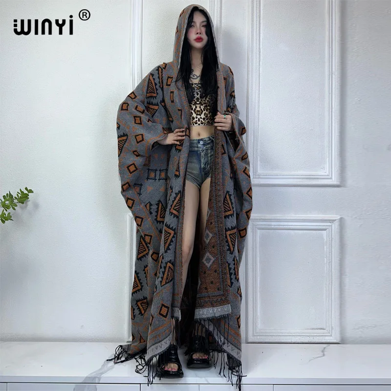 Зимний Кардиган WINYI, наряды, женское праздничное платье в стиле бохо, плотный Теплый Женский кафтан, Платье макси с капюшоном и шваброй, модная абайя
Зимний Кардиган WINYI, наряды, женское праздничное платье в стиле бохо, плотный Теплый Женский кафтан, Платье макси с капюшоном и шваброй, модная абайя