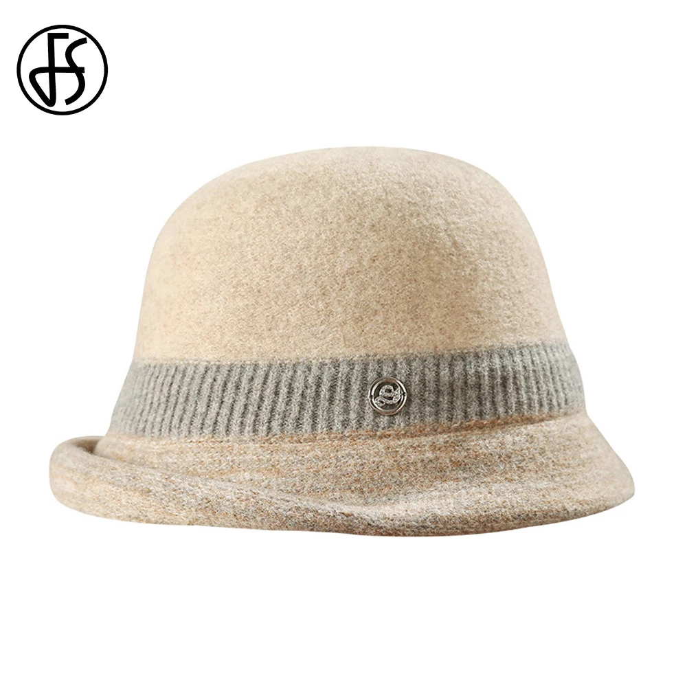 FS Felt Fedoras Beige Wool Hats For Women Versatile Khaki Basin Hat 2023 Thickened Keep Warm Windproof Purple Fisherman Cap
FS Felt Fedoras Beige Wool Hats For Women Versatile Khaki Basin Hat 2023 Thickened Keep Warm Windproof Purple Fisherman Cap