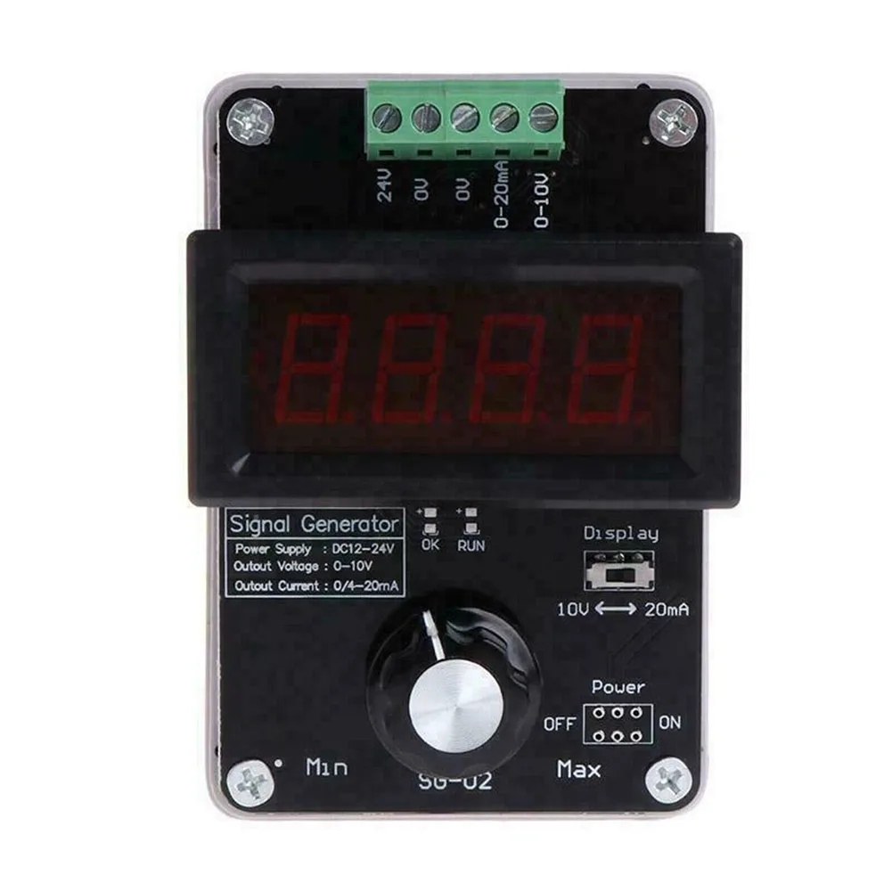 Precision Potentiometer Control Adjustable Current Voltage Signal Simulator for Inverter Control Panel Debugging LED Testing
Precision Potentiometer Control Adjustable Current Voltage Signal Simulator for Inverter Control Panel Debugging LED Testing