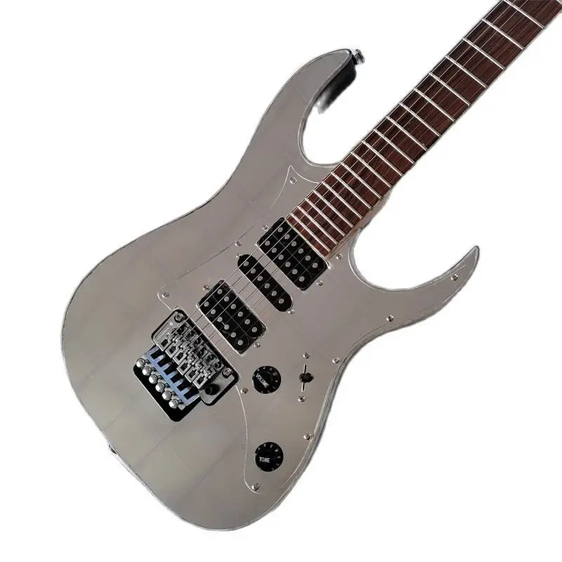 6-string Electric Guitar 22 Frets Mirror Guard Plate Highlight Silver Vibrato System 3 Pickups Factory Outlet Beginner Rosewood
6-string Electric Guitar 22 Frets Mirror Guard Plate Highlight Silver Vibrato System 3 Pickups Factory Outlet Beginner Rosewood