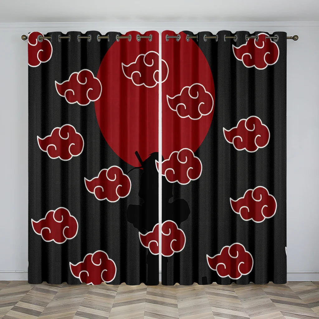 

3D Japan Cartoon Anime Series Sunshade Curtains 2 Panel Living Room Bedroom Den Children's Room Decor Free Delivery