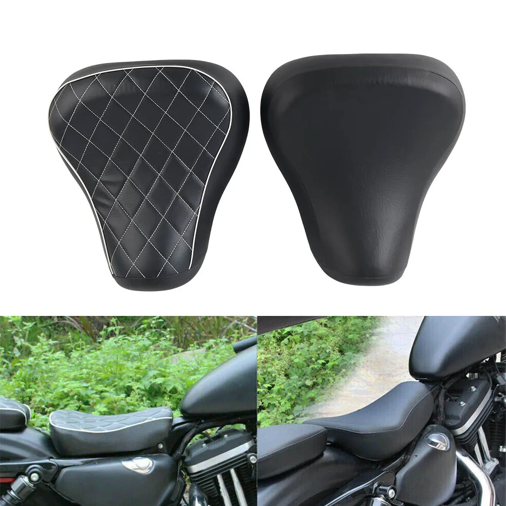 

Motorcycle Front Rider Driver Solo Seat Cushion For Harley Davidson Sportster XL 883 1200 1983-2003