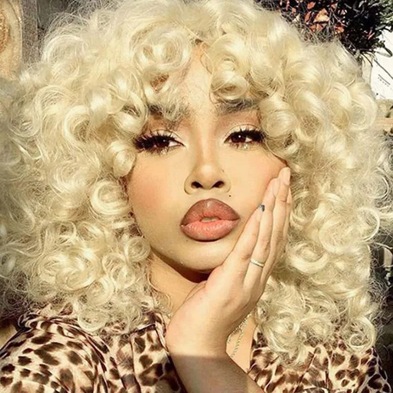 African American Blonde Wigs Small Curly Hair 12 Inches Wig Women Black Burgundy High Quality Synthetic Bangs Wig Cosplay Party
African American Blonde Wigs Small Curly Hair 12 Inches Wig Women Black Burgundy High Quality Synthetic Bangs Wig Cosplay Party