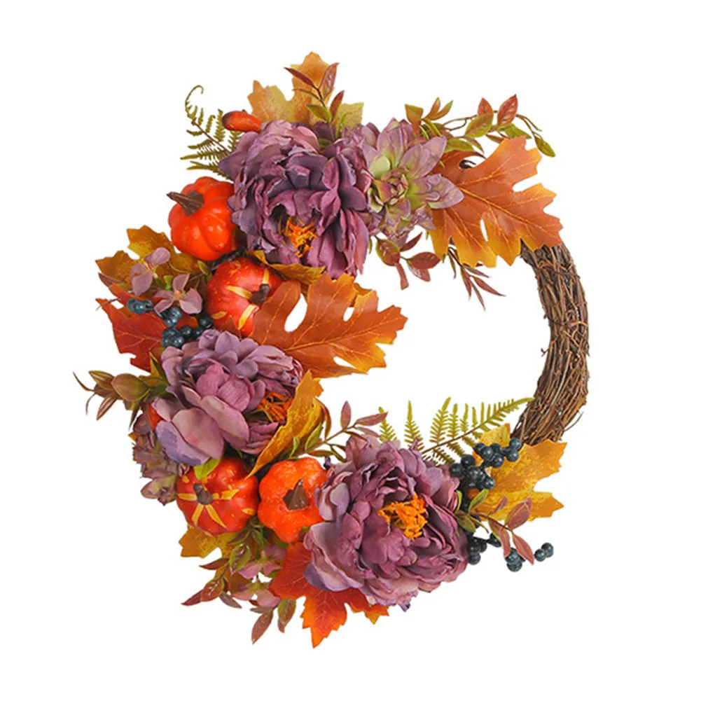 Праздничный венок с тыквой Harvest 35*35*8 см, украшение, изысканный праздничный подарок, домашние тыквенные цветы
Праздничный венок с тыквой Harvest 35*35*8 см, украшение, изысканный праздничный подарок, домашние тыквенные цветы
