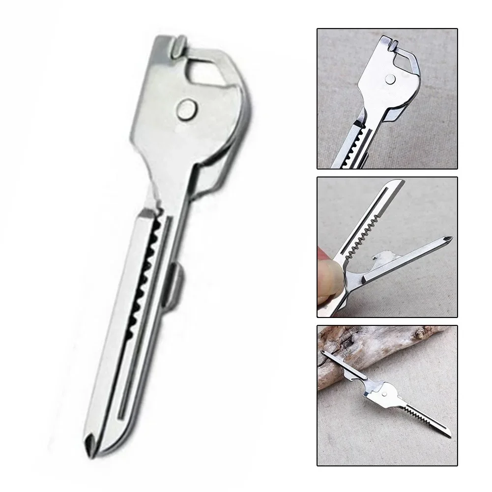 1x Pocket Keychain Multitool Key Shape Ring Stainless Steel Folding Opener Screwdriver Survival Escape Outdoor Tool Accessories
1x Pocket Keychain Multitool Key Shape Ring Stainless Steel Folding Opener Screwdriver Survival Escape Outdoor Tool Accessories