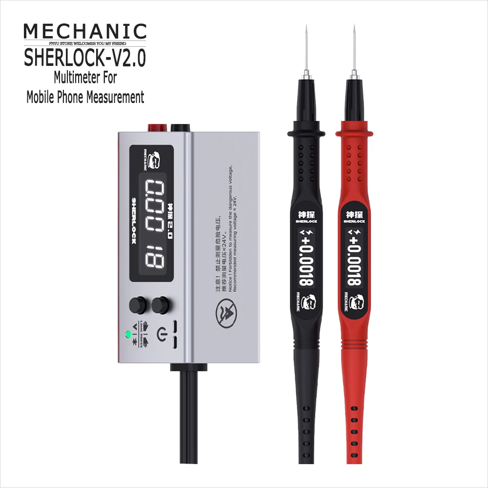 Multimeter MECHANIC SPY 2.0 3 Screen Display for phone Voltage Test Table SHERLOCK V2.0 PN Junction Inspection Repair Visual Pen
Multimeter MECHANIC SPY 2.0 3 Screen Display for phone Voltage Test Table SHERLOCK V2.0 PN Junction Inspection Repair Visual Pen