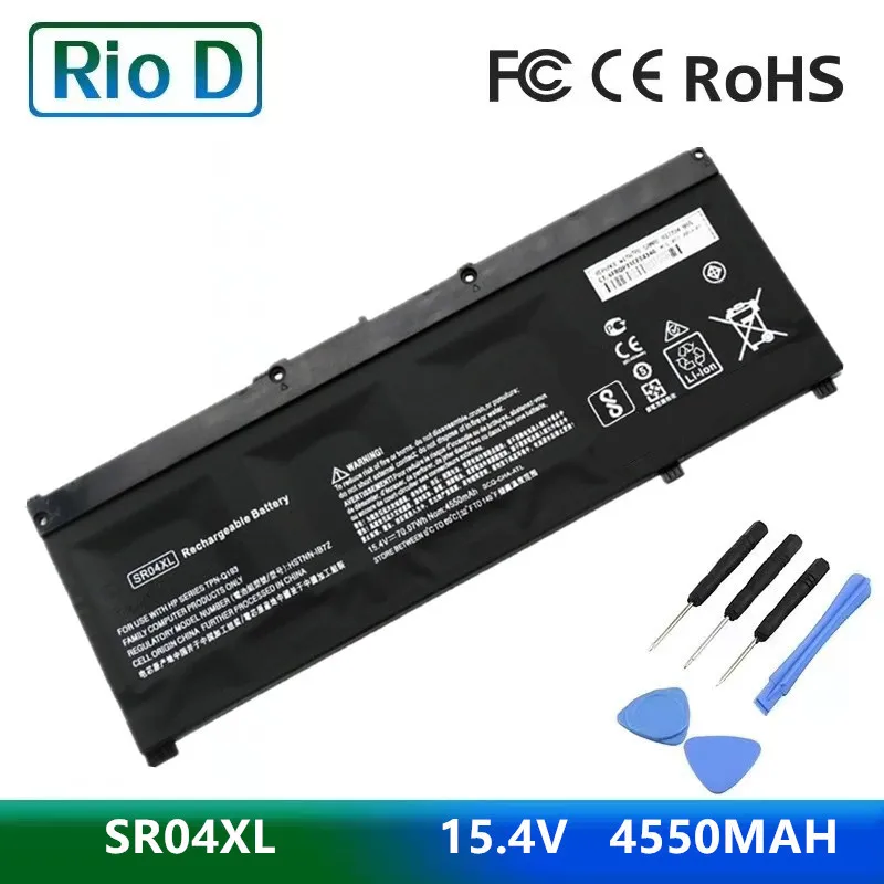 New SR04XL Laptop Battery for HP TPN-Q193 TPN-Q194 TPN-C133 OMEN 15-CE 15-CB HSTNN-DB7W 917724-855 15-CE015DX 15-CB014ur
New SR04XL Laptop Battery for HP TPN-Q193 TPN-Q194 TPN-C133 OMEN 15-CE 15-CB HSTNN-DB7W 917724-855 15-CE015DX 15-CB014ur