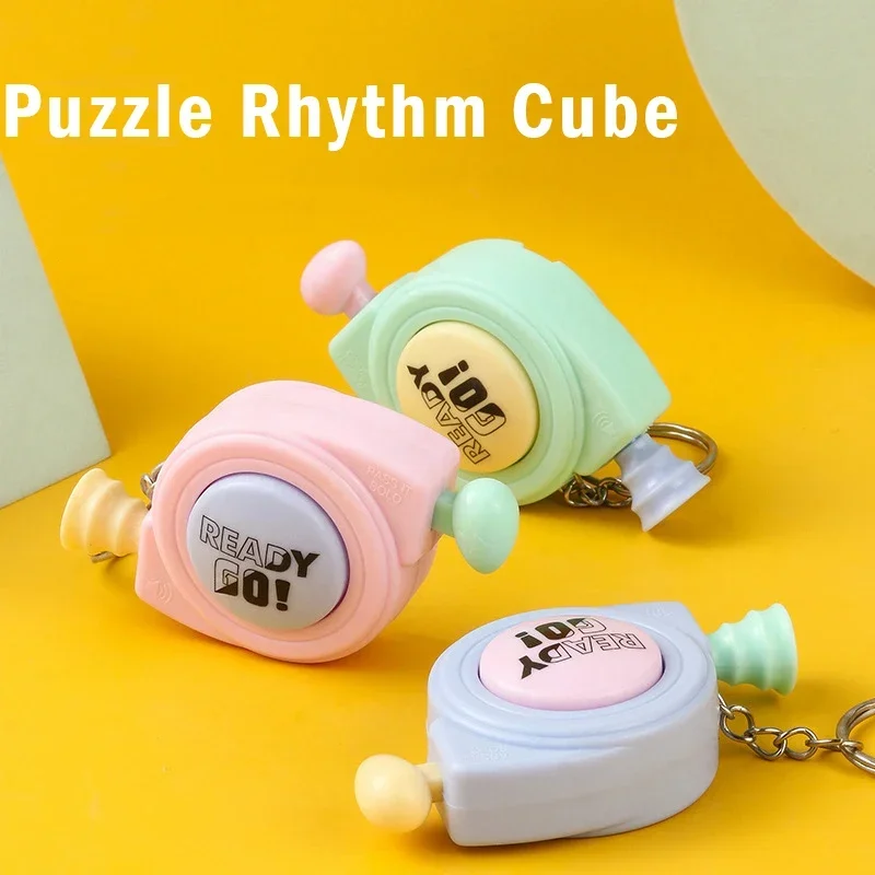 

1PC Mini Handheld Electronic Game Machine Memory Master Cube Candy Color Children's Puzzle Memory Training Interactive Game Toys