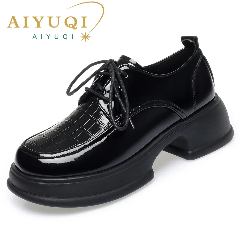 AIYUQI Women Loafers Genuine Leather 2024 Fall Lace-up Casual Female Shoes Platform British Style Women Fashion Shoes
AIYUQI Women Loafers Genuine Leather 2024 Fall Lace-up Casual Female Shoes Platform British Style Women Fashion Shoes