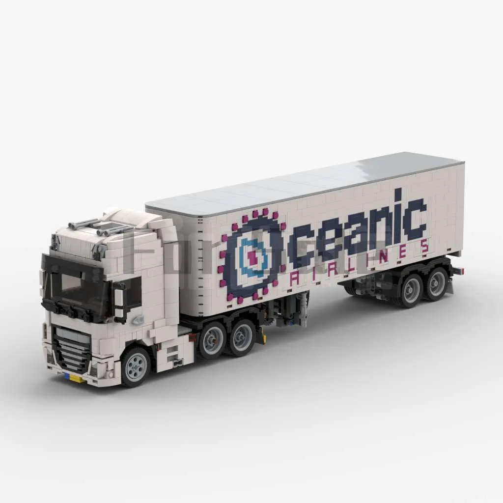 Модель строительного блока MOC-43018 & 48389 XF 6x2 Super Space Cab с прицепом Oceanic Airlines, сращенная игрушка-пазл, подарок для детей
Модель строительного блока MOC-43018 & 48389 XF 6x2 Super Space Cab с прицепом Oceanic Airlines, сращенная игрушка-пазл, подарок для детей