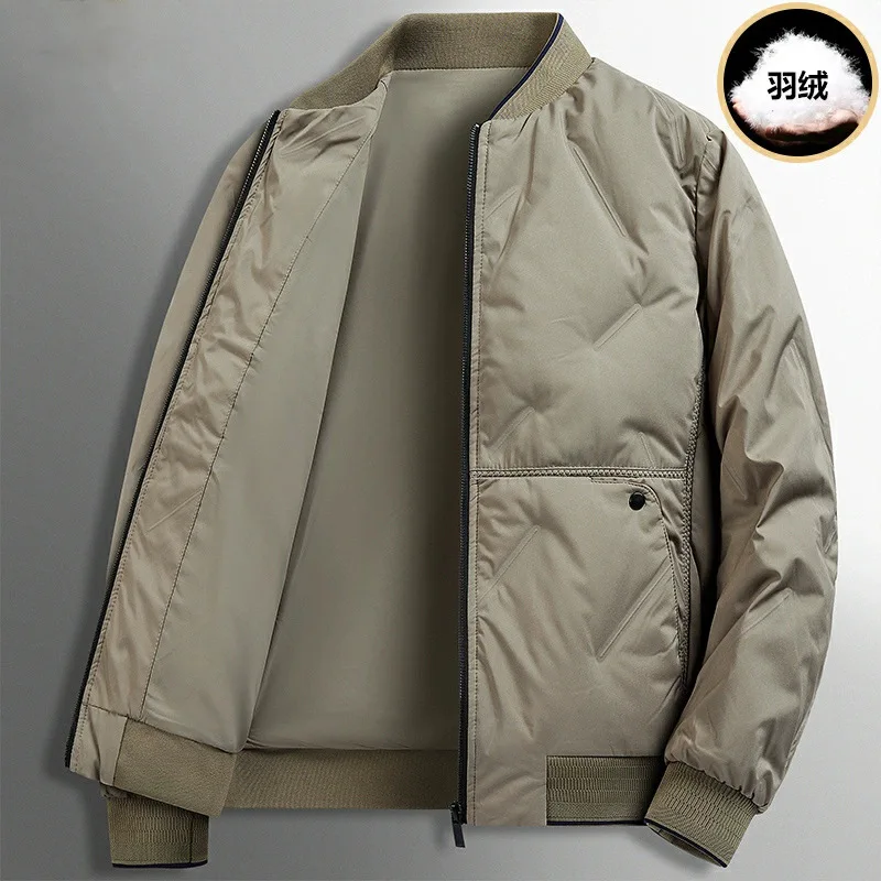 Lightweight duck down jacket for men's 2023 autumn and winter new simple standing neck short style warm down jacket jacket
Lightweight duck down jacket for men's 2023 autumn and winter new simple standing neck short style warm down jacket jacket