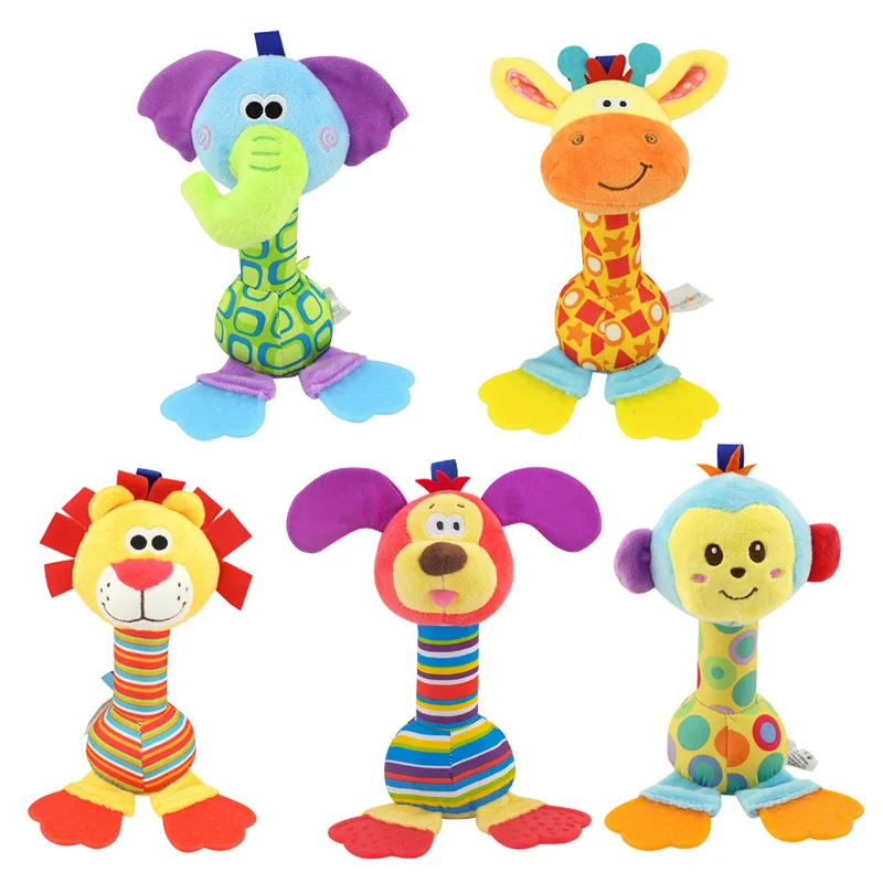 Early Education Rattles Toys 0-12Months Infant Hand Bell Animal Toddler Bed Baby Stroller Hanging Dolls Rings Plush BB Rattle
Early Education Rattles Toys 0-12Months Infant Hand Bell Animal Toddler Bed Baby Stroller Hanging Dolls Rings Plush BB Rattle