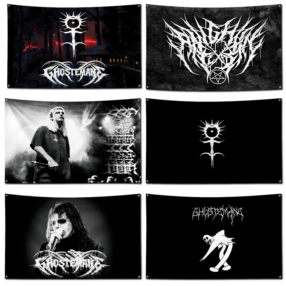 American rapper Ghostemane Printing Street Club Bar Banner Decoration Advertising FLAG Four Sizes Polyester Outdoor Decoration
American rapper Ghostemane Printing Street Club Bar Banner Decoration Advertising FLAG Four Sizes Polyester Outdoor Decoration