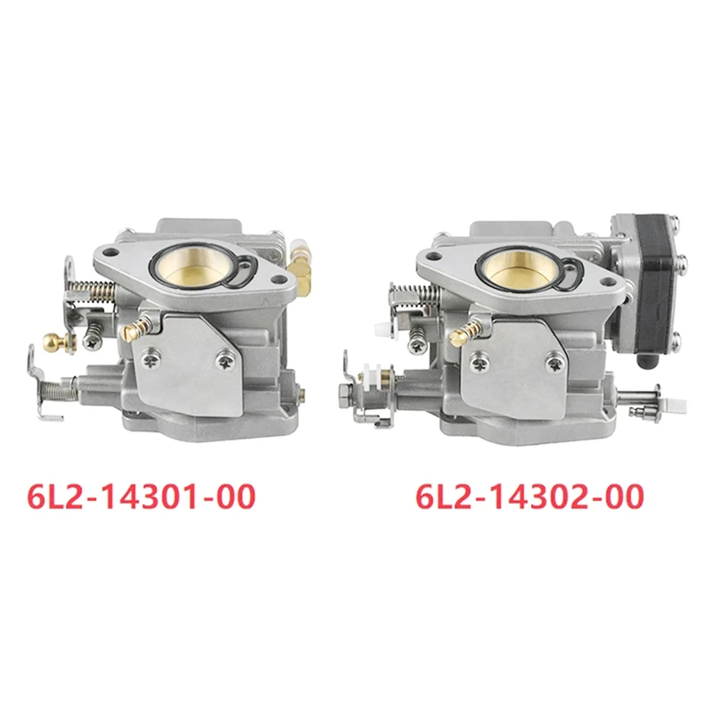 6L2-14301 6L2-14302 Carburetor Assy For Yamaha Outboard Motor 2T 2 Cylinder 20HP 25Hp 25MLHU 6L2-14302-00 6L2-14301-00 Parts
6L2-14301 6L2-14302 Carburetor Assy For Yamaha Outboard Motor 2T 2 Cylinder 20HP 25Hp 25MLHU 6L2-14302-00 6L2-14301-00 Parts