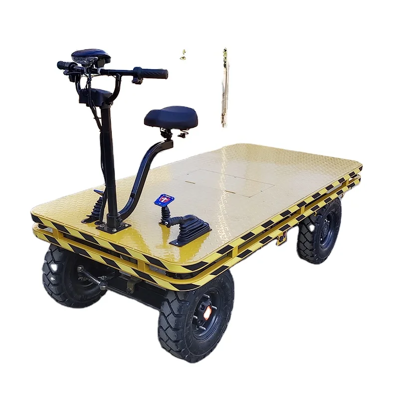 Electric four-wheel flat transporter with rotating seat can be used for material handling in warehouse workshop farm and pasture
Electric four-wheel flat transporter with rotating seat can be used for material handling in warehouse workshop farm and pasture