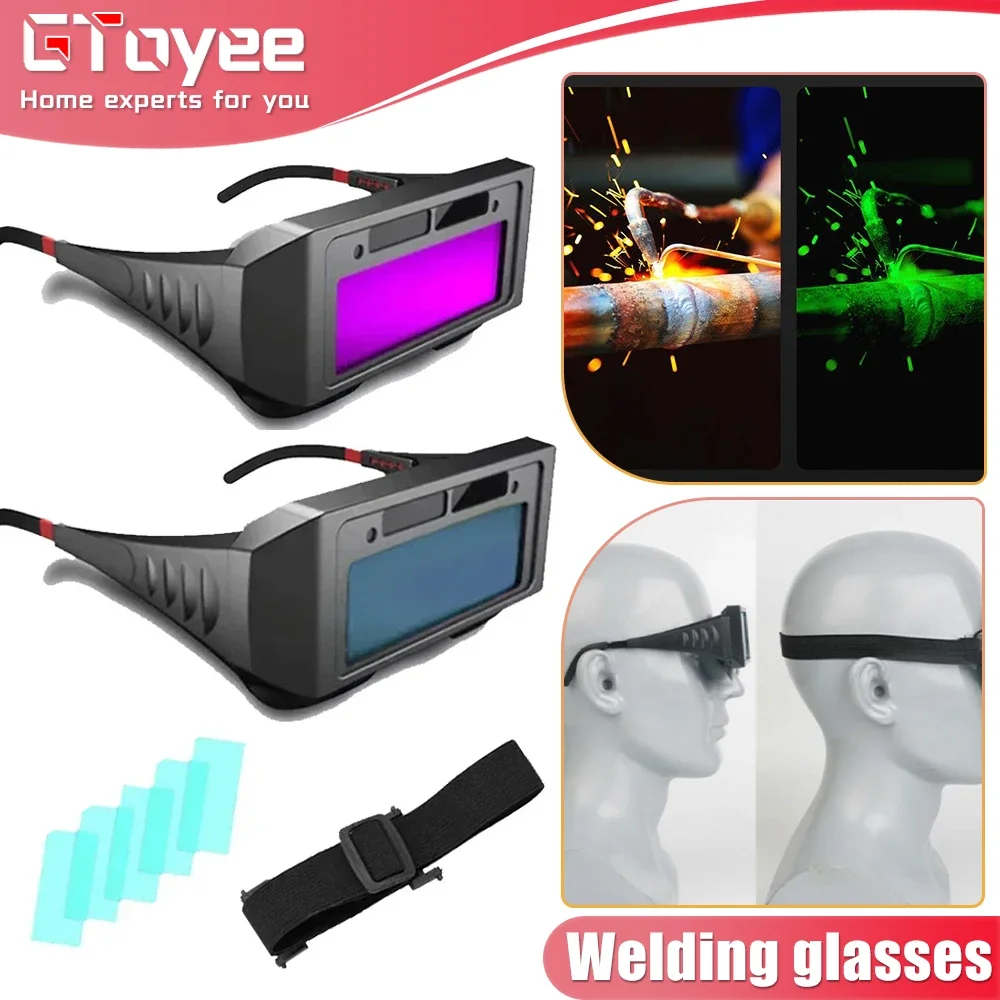 Automatic Dimming Welding Glasses Argon Arc Welding Solar Goggles Special Anti-glare Glasses Tools For Welders Automatic Dimming
Automatic Dimming Welding Glasses Argon Arc Welding Solar Goggles Special Anti-glare Glasses Tools For Welders Automatic Dimming