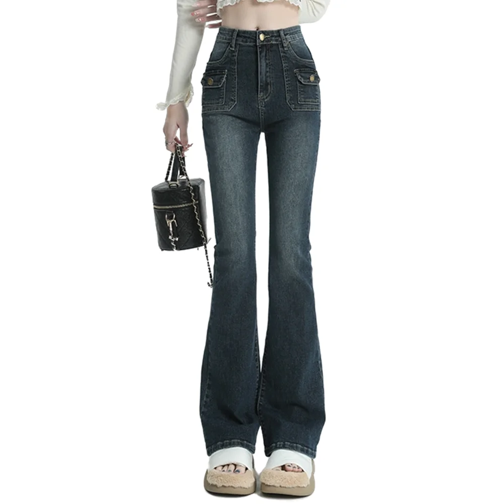Vintage Flare Jeans Women Streetwear High Waist Chic Casual Y2K Denim Trousers Female Korean Style Harajuku Slim Pants Autumn
Vintage Flare Jeans Women Streetwear High Waist Chic Casual Y2K Denim Trousers Female Korean Style Harajuku Slim Pants Autumn