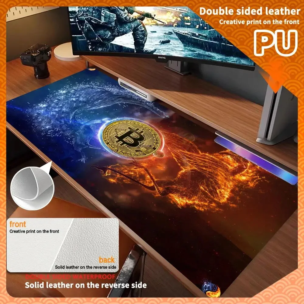 Large Size Anime Leather Mousepad Gaming Desk Accessories Bitcoin Waterproof PU Mousepad 1000x500mm Keyboard Mat Desk Mat Carpet
Large Size Anime Leather Mousepad Gaming Desk Accessories Bitcoin Waterproof PU Mousepad 1000x500mm Keyboard Mat Desk Mat Carpet