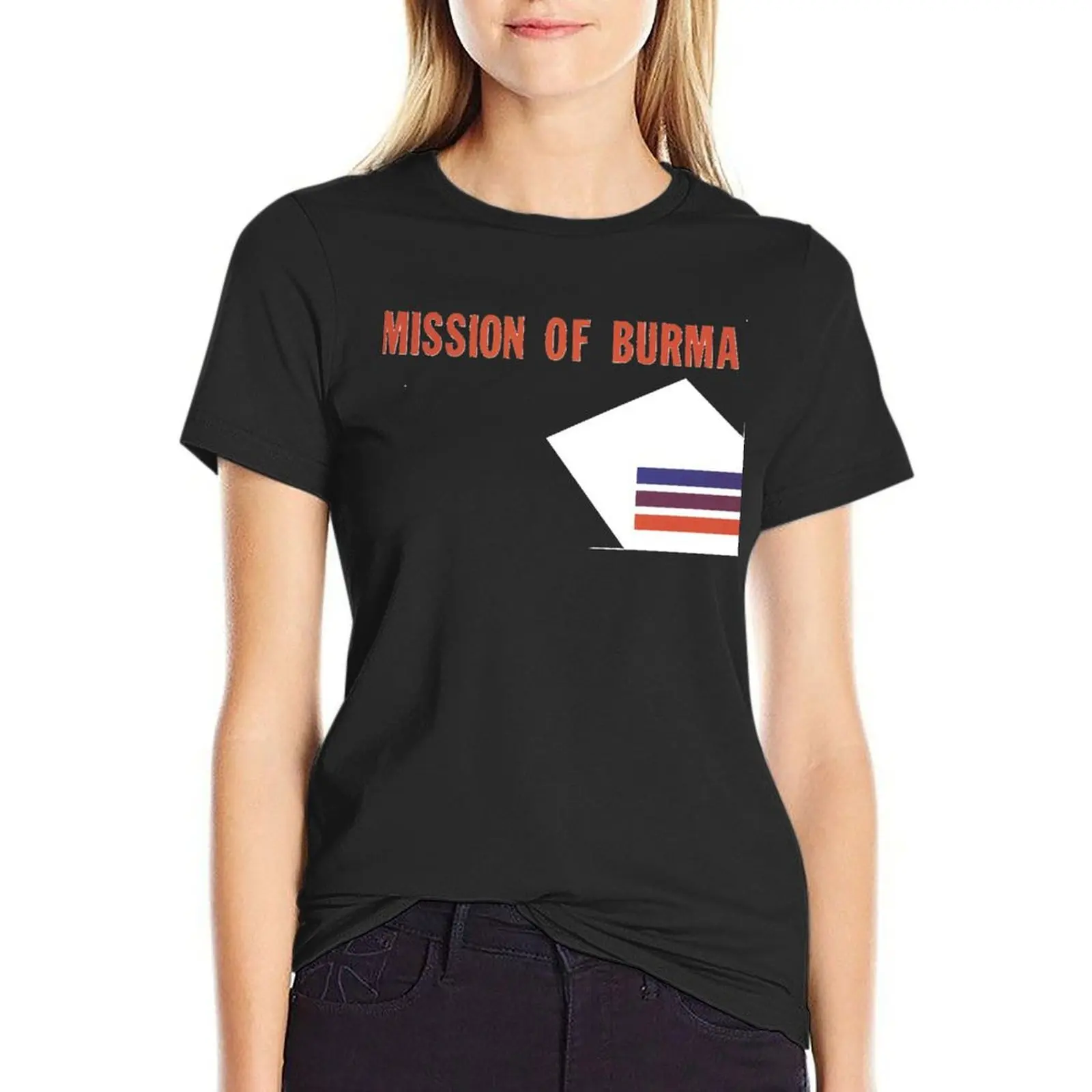 Mission of Burma T-shirt shirts graphic tees Female clothing Short sleeve tee Women t-shirts
Mission of Burma T-shirt shirts graphic tees Female clothing Short sleeve tee Women t-shirts