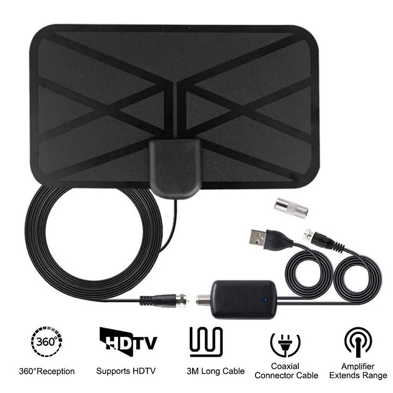 1280 Miles Digital TV Antenna Indoor HDTV Amplified Signal Booster Receiver 4K HD 1080P
1280 Miles Digital TV Antenna Indoor HDTV Amplified Signal Booster Receiver 4K HD 1080P