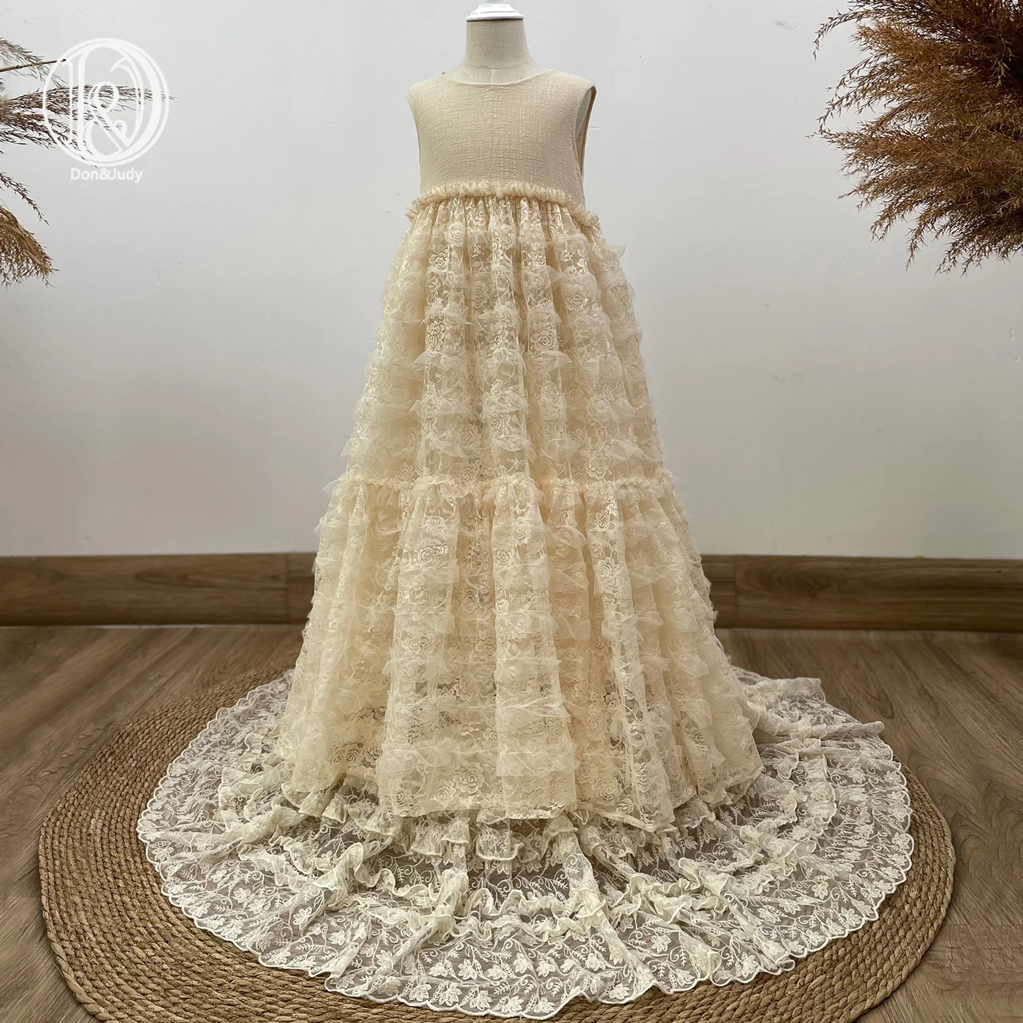 Don&Judy 5-6 Year Girls Lace Ball Gown Long Maxi Dress for Party Photoshoot Photography Robe Children Kids Evening Vestidos 2023
Don&Judy 5-6 Year Girls Lace Ball Gown Long Maxi Dress for Party Photoshoot Photography Robe Children Kids Evening Vestidos 2023