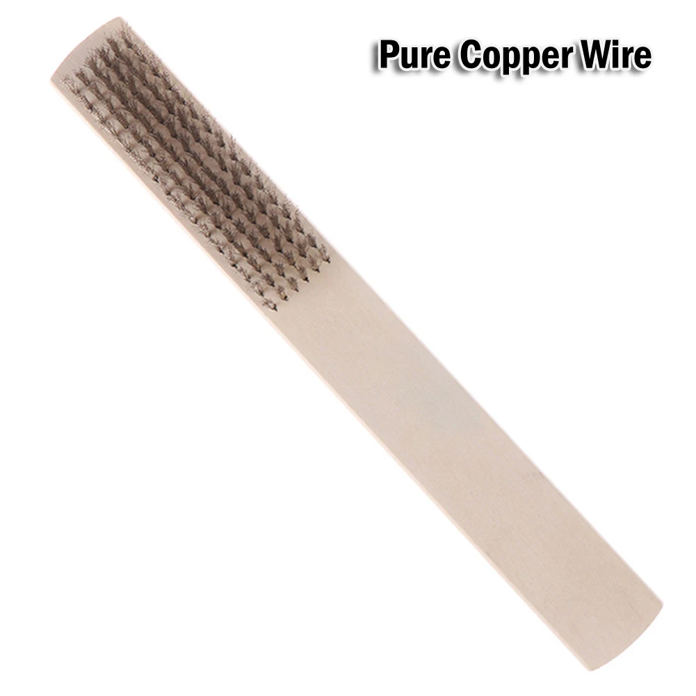 Clean Brush Wire Brush Rust Wire Removal Wood Shank 6*16 Brush Copper Copper Plating Wire Pure Copper Wire Useful
Clean Brush Wire Brush Rust Wire Removal Wood Shank 6*16 Brush Copper Copper Plating Wire Pure Copper Wire Useful