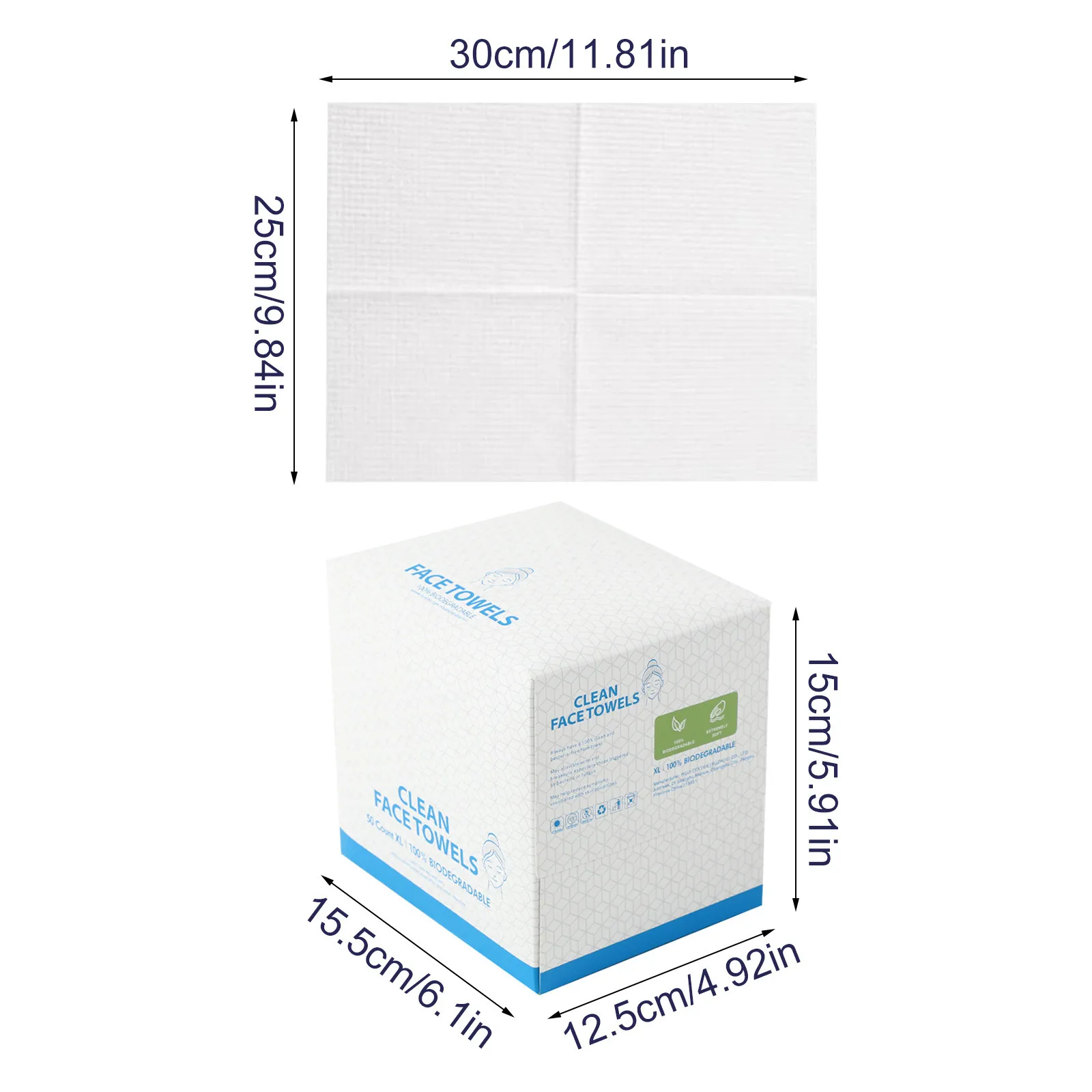 Clean Skin Club Clean Towels XL, 100% USDA Bio based Face Towel, Disposable Face Towelette, Makeup Remover Dry Wipes 50 Ct, 1 Pa 12 Mallzona S16bf0be4d48640e9acdcd9db26b0826es Clean Skin Club Clean Towels XL, 100% USDA Bio based Face Towel, Disposable Face Towelette, Makeup Remover Dry Wipes 50 Ct, 1 Pa Mallzona