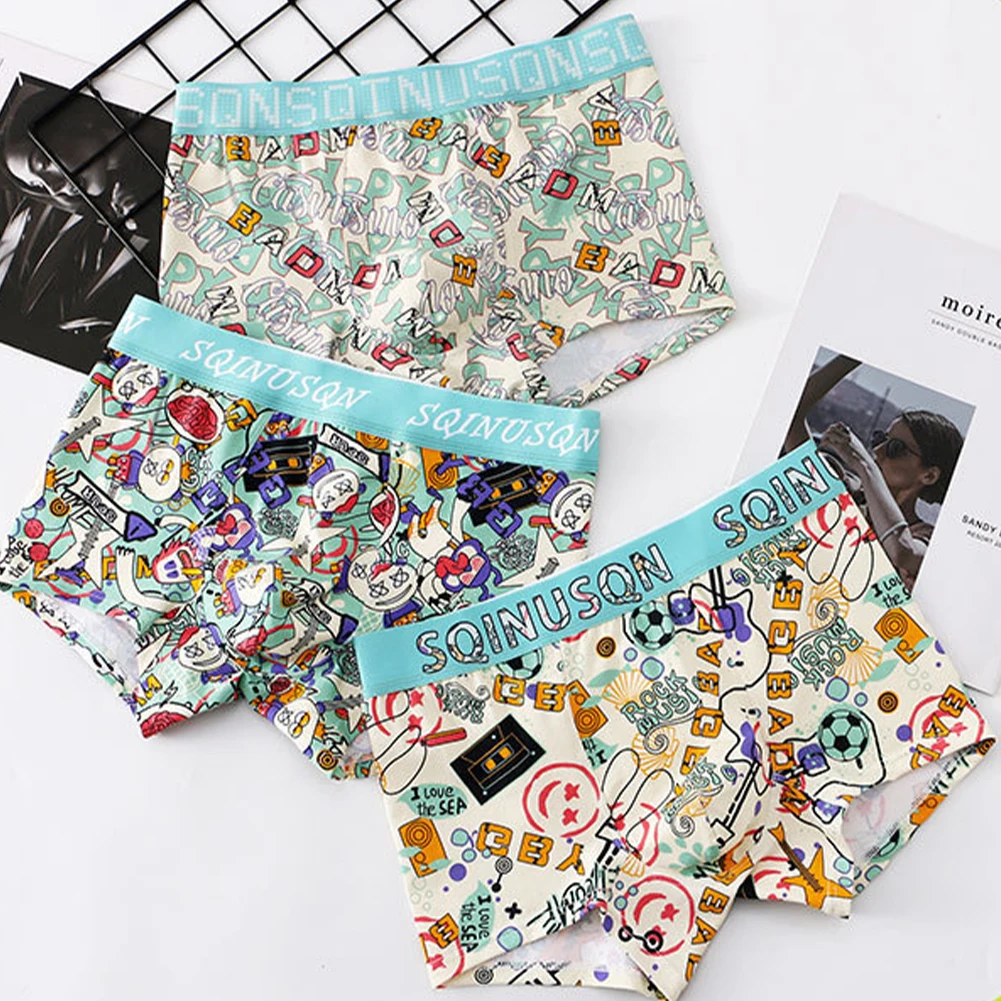 Men Boxers Sexy Bugle Pouch Underwear Funny Print Low Waist Briefs Soft Sliky Shorts Underpants Elasticity Breath Swimwear
Men Boxers Sexy Bugle Pouch Underwear Funny Print Low Waist Briefs Soft Sliky Shorts Underpants Elasticity Breath Swimwear
