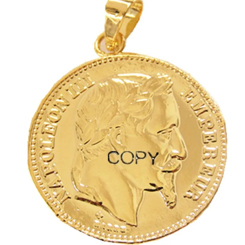 P(11)Coin Pendant France 20Francs 1866 Gold Plated Smooth Edge Fashion Jewelry(diameter:21mm)
P(11)Coin Pendant France 20Francs 1866 Gold Plated Smooth Edge Fashion Jewelry(diameter:21mm)