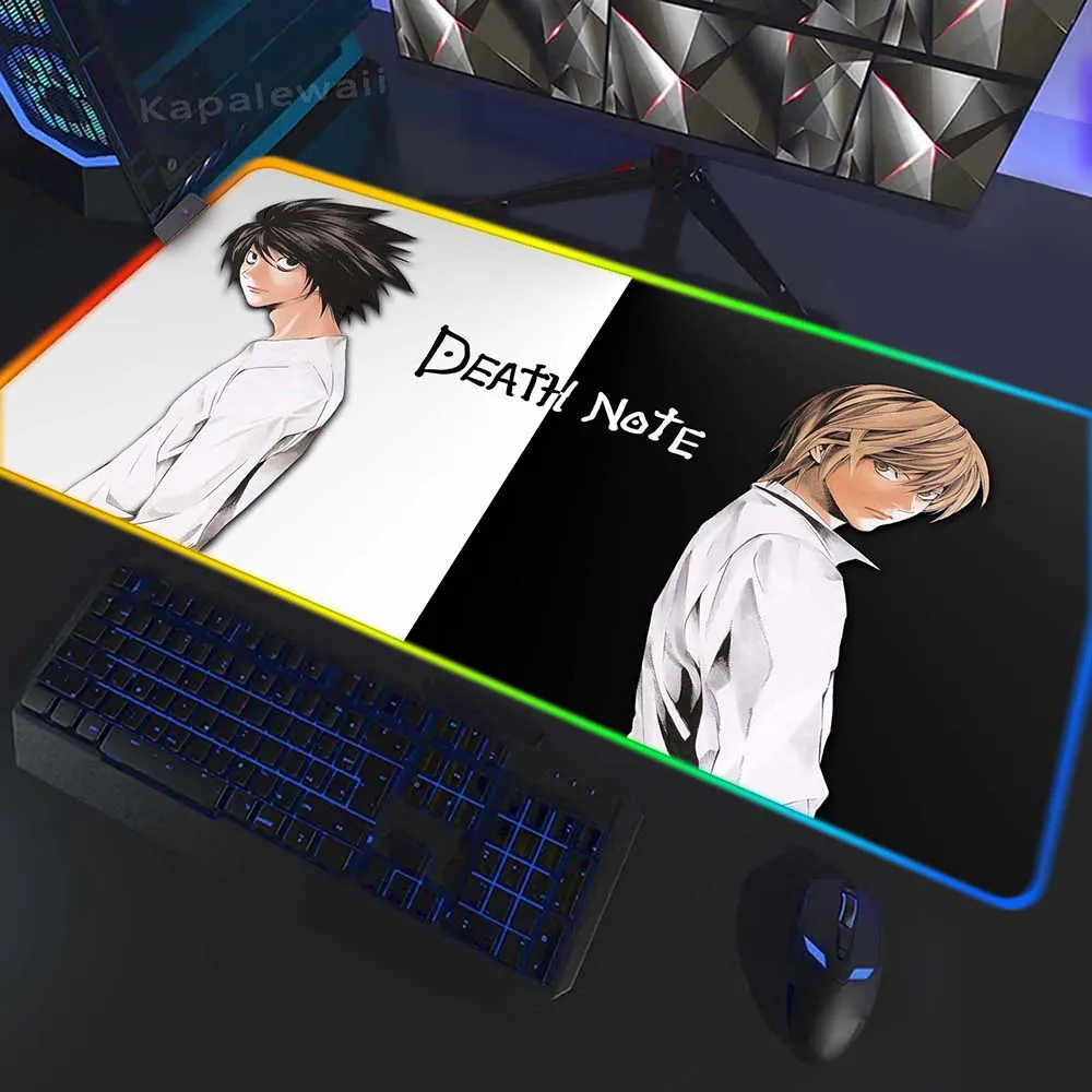 Death Note XXXL Table Carpet Rubber Desk Mat Pc Gamer LED Mousepad HD Print Gaming Keyboard Pads 400x900mm RGB Large Mouse Pad
Death Note XXXL Table Carpet Rubber Desk Mat Pc Gamer LED Mousepad HD Print Gaming Keyboard Pads 400x900mm RGB Large Mouse Pad