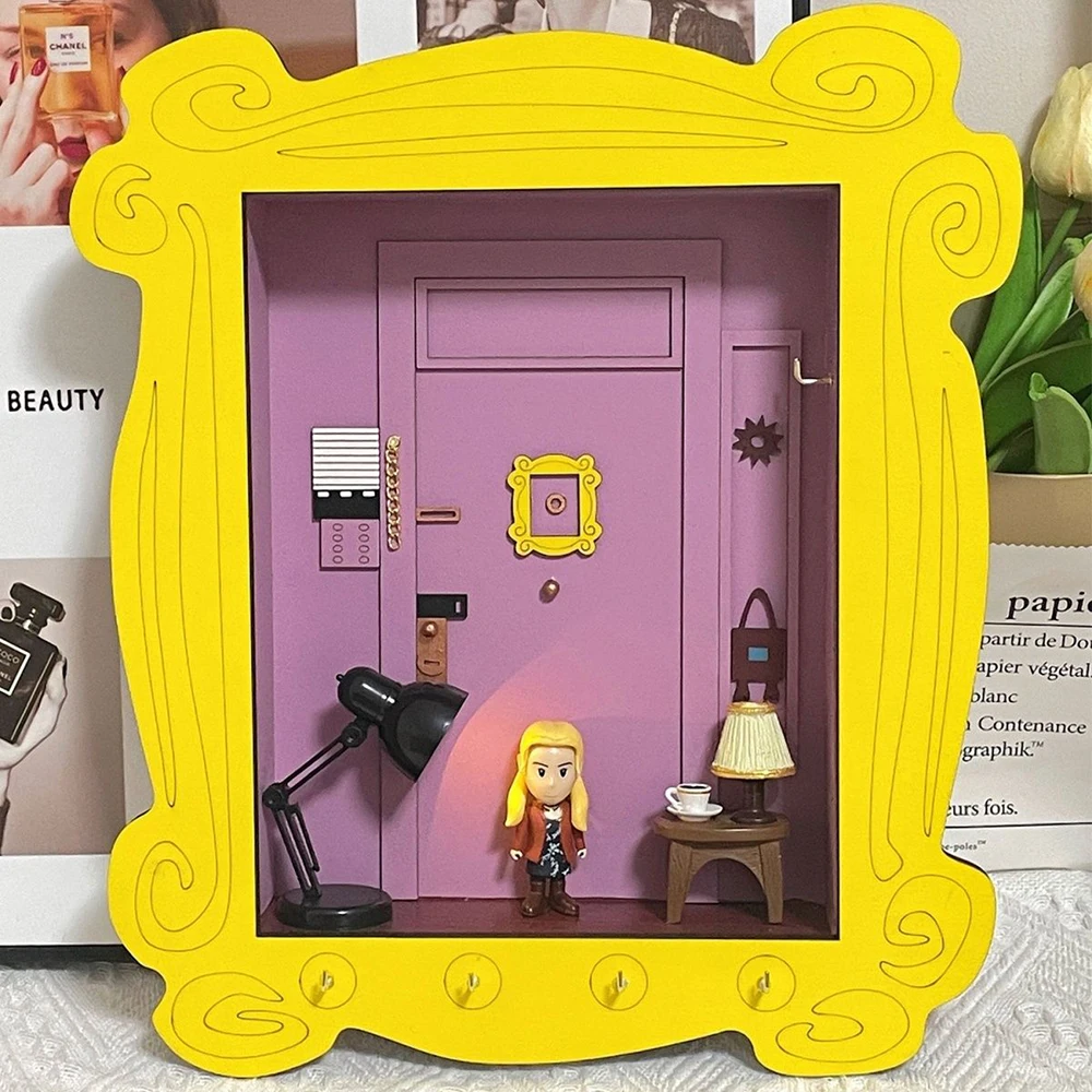 Wall Keychain Holder TV Show for Friends Vintage Door Frame Home Decor Personalized DIY Retro Key Holder Boxes Wall Decoration
Wall Keychain Holder TV Show for Friends Vintage Door Frame Home Decor Personalized DIY Retro Key Holder Boxes Wall Decoration