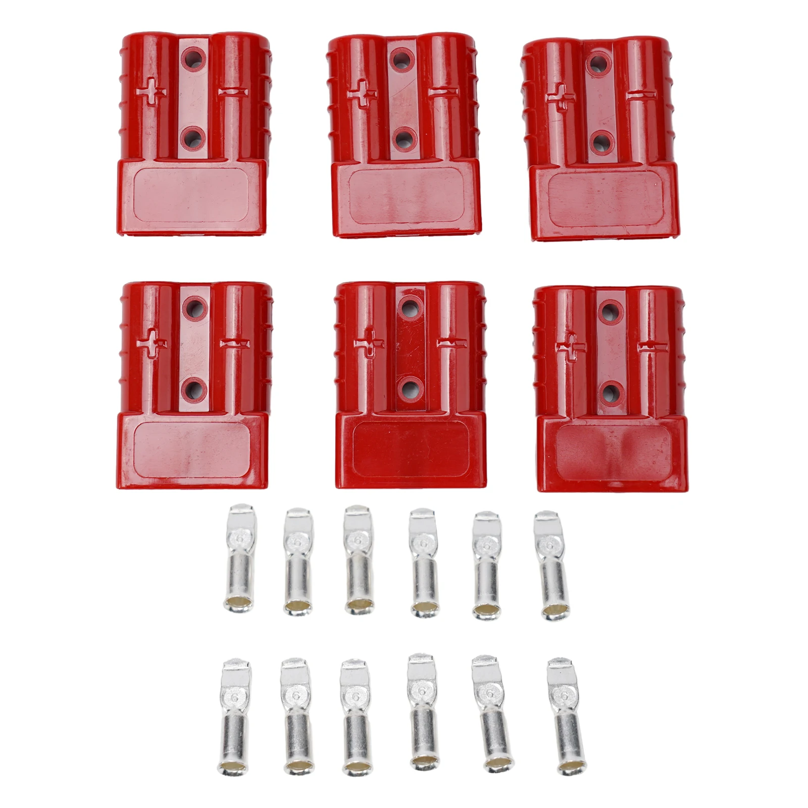 4/6pcs Quick Plug Connectors For Anderson Style Plug DC Power 50A 6AWG For Solar Caravan Motorcycle Socket Adapter Accessories
4/6pcs Quick Plug Connectors For Anderson Style Plug DC Power 50A 6AWG For Solar Caravan Motorcycle Socket Adapter Accessories