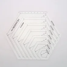 Patchwork Ruler Hexagon Quilting Ruler Patchwork Acrylic Template Sewing Accessories
Patchwork Ruler Hexagon Quilting Ruler Patchwork Acrylic Template Sewing Accessories