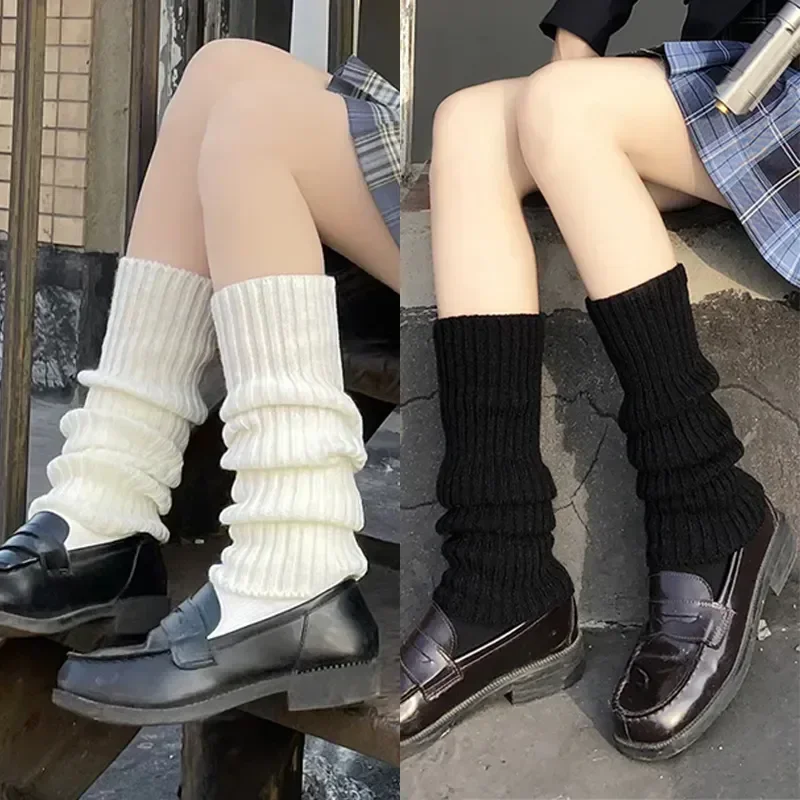 

Длинные женские вязаные манжеты и Обложка в стиле "Лолита" 2023, гетры для рук, зимние теплые носки для ног, вязаные крючком Осенние шерстяные носки