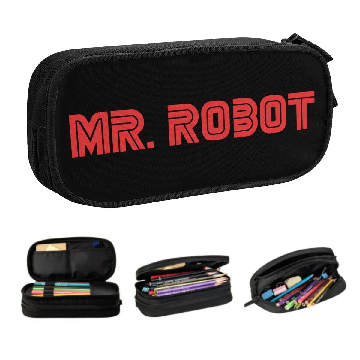 Пеналы Kawaii Mr Robot с логотипом для девочек и мальчиков, сделанные на заказ, Hacker, большая коробка для хранения ручек, сумка, канцелярские принадлежности
Пеналы Kawaii Mr Robot с логотипом для девочек и мальчиков, сделанные на заказ, Hacker, большая коробка для хранения ручек, сумка, канцелярские принадлежности