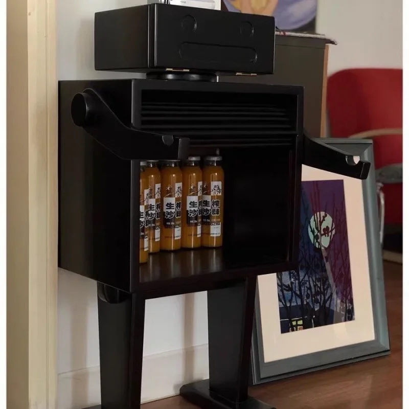 Robot side cabinet wine cabinet storage retro creative bedside sideboard children storage solid wood locker.
Robot side cabinet wine cabinet storage retro creative bedside sideboard children storage solid wood locker.