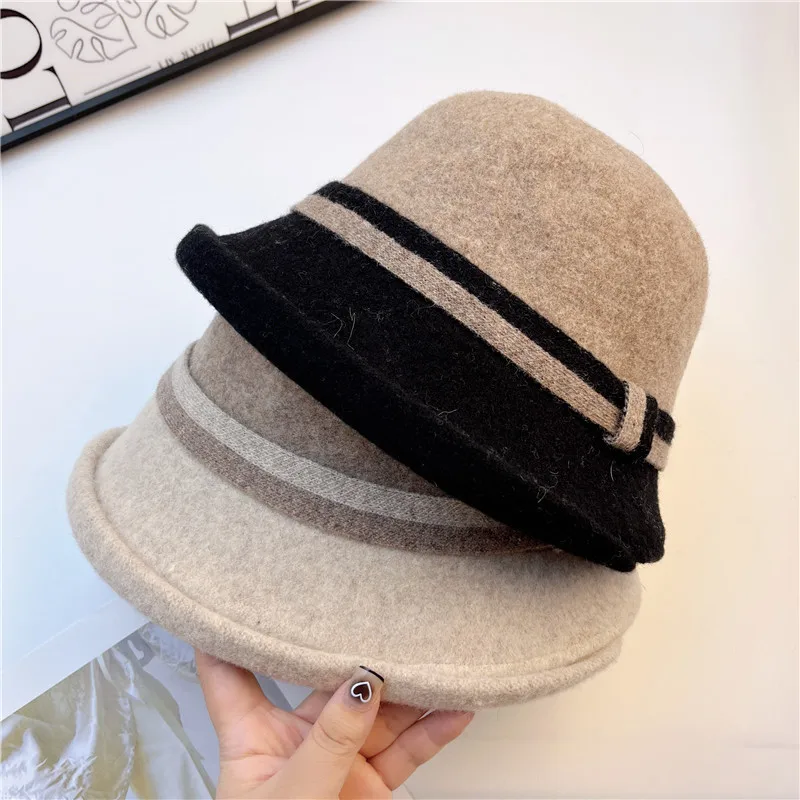 202309-JS ins chic winter soft warm wool felt striped japan street grace leisure lady bucket cap women fishermen hat
202309-JS ins chic winter soft warm wool felt striped japan street grace leisure lady bucket cap women fishermen hat