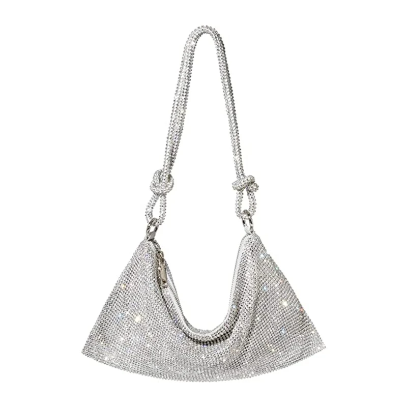 Delicate Shoulder Bag Mesh Rhinestone Underarm Bag Clutch Purses Handbag Evening Bag Accessories for Valentine's Day
Delicate Shoulder Bag Mesh Rhinestone Underarm Bag Clutch Purses Handbag Evening Bag Accessories for Valentine's Day