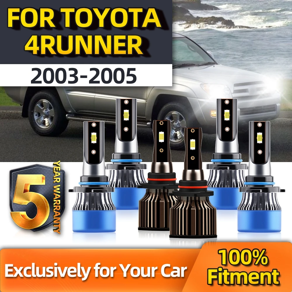 Crossfox 9006 Fog Light 9005 High 9006 Low CSP Chip Lamps 20000LM 100W 12V Plug&Play For Toyota 4Runner 2003 2004 2005
Crossfox 9006 Fog Light 9005 High 9006 Low CSP Chip Lamps 20000LM 100W 12V Plug&Play For Toyota 4Runner 2003 2004 2005